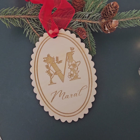 Personalized Monogram Ornament