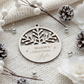 Personalized Wood Snowflake Ornament