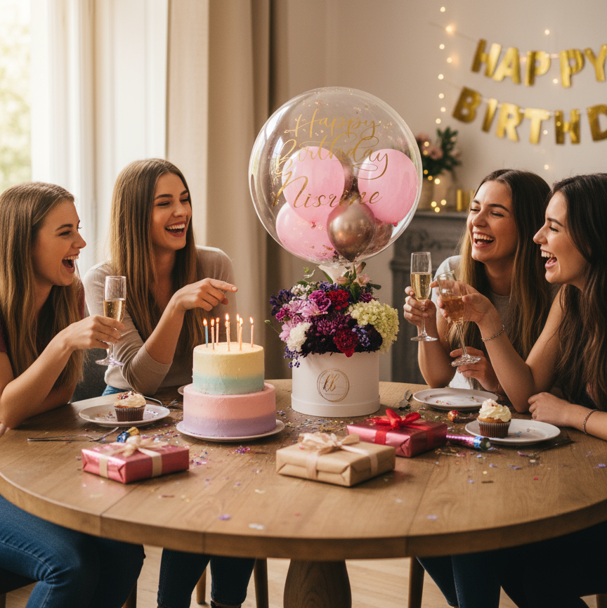 TIMELESS Birthday Party Centerpiece
