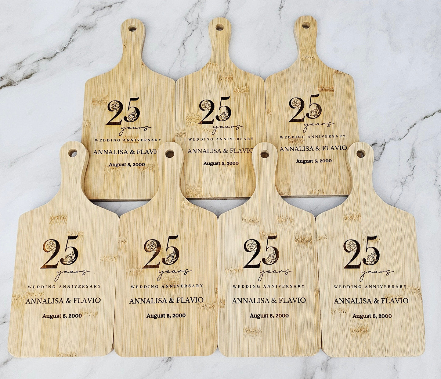 Personalized Bamboo Cutting Board Favors