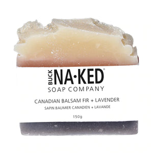 Buck Naked Canadian Balsam Fir + Lavender soap