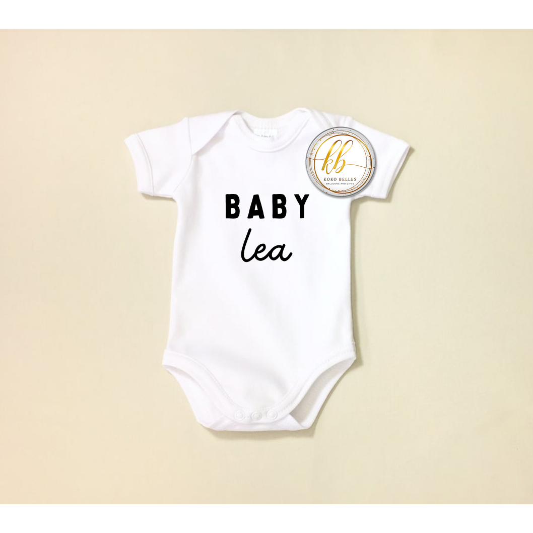 Personalized Baby Onesie (Name)